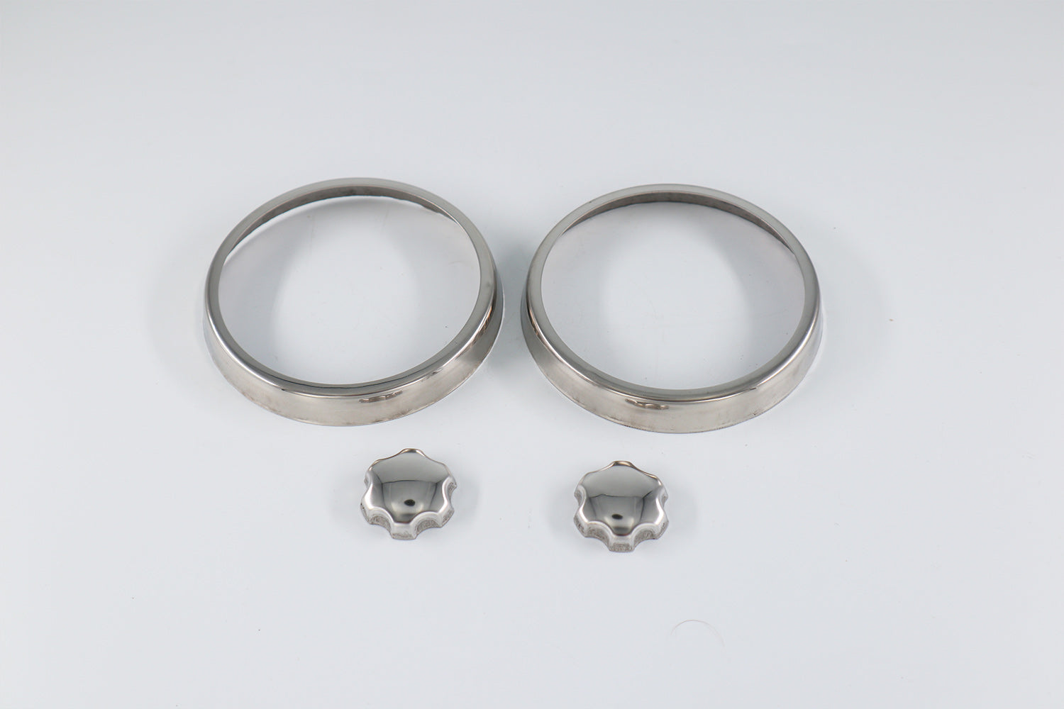 Volkswagen Beetle Trim Plate Air Vent Chrome (Per Pair) Number 3781 - Foto 2