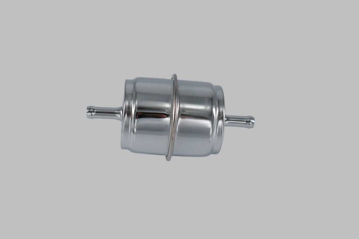 Chrome fuel filter Classic Car Accessories