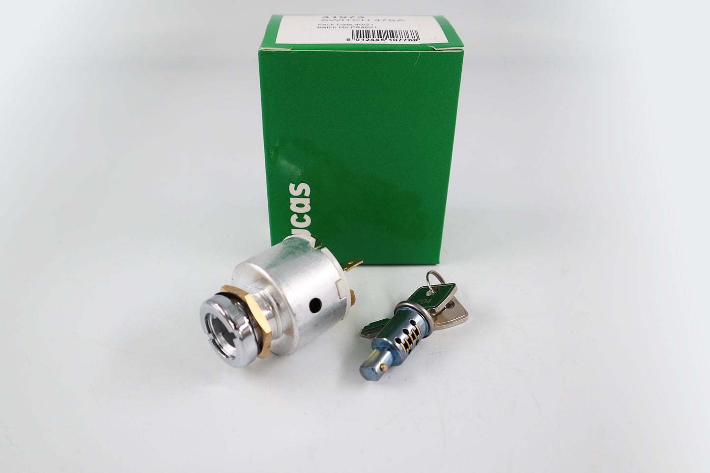 Lucas Switch 47SA plus 桶带锁和钥匙 - Mini、Morris Minor、Sprite