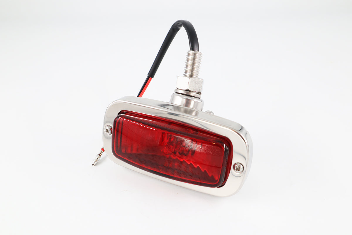 Rear Light Stainless Steel 35W Red Classic Car Accessories