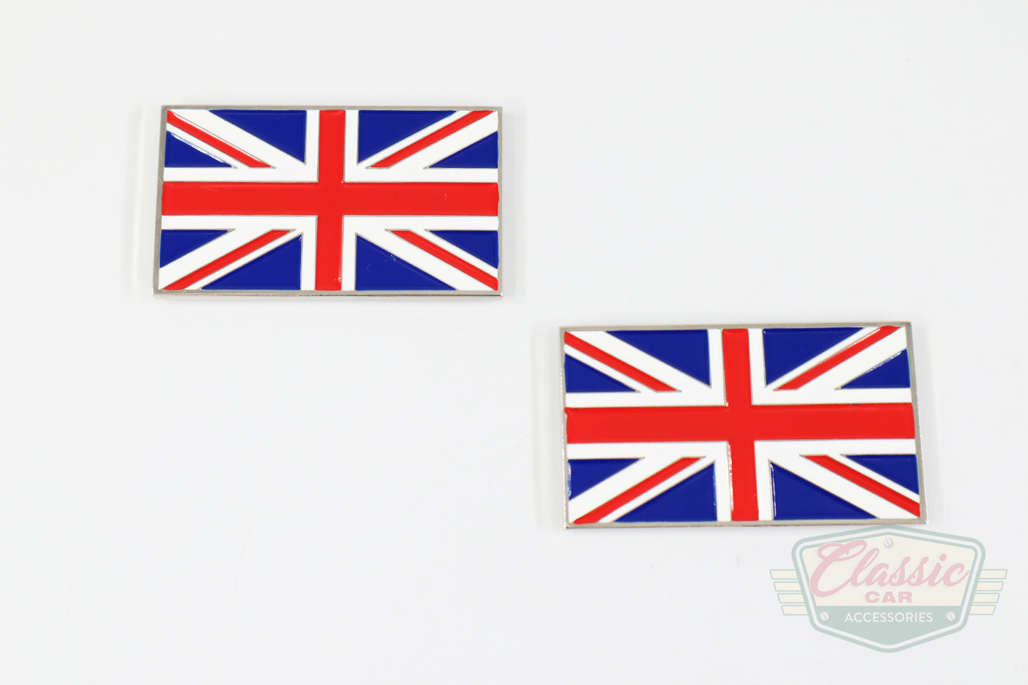 英国国旗珐琅徽章 - 一对