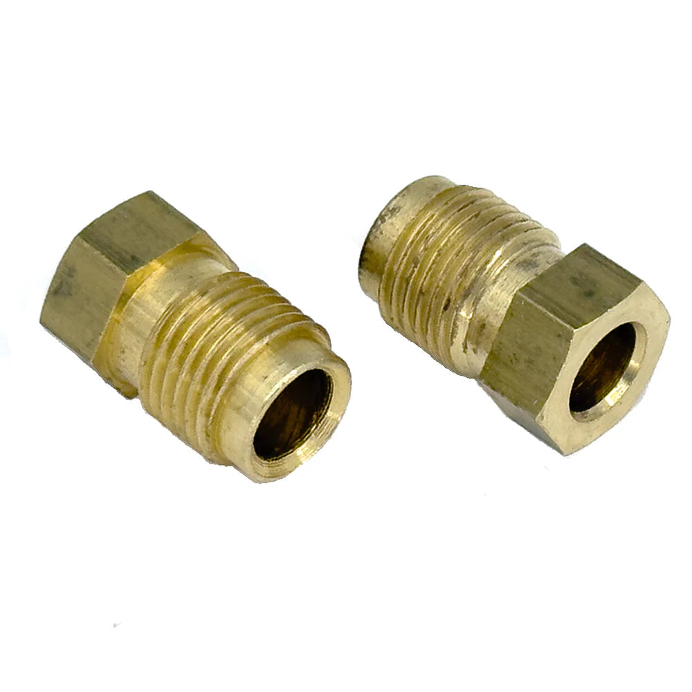Male Union For 1/4" Pipe Brass 7/16" x 24 UNF