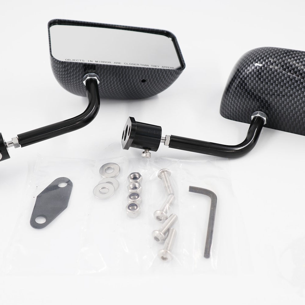 
                  
                    Lightweight race mirrors - Carbon look
                  
                