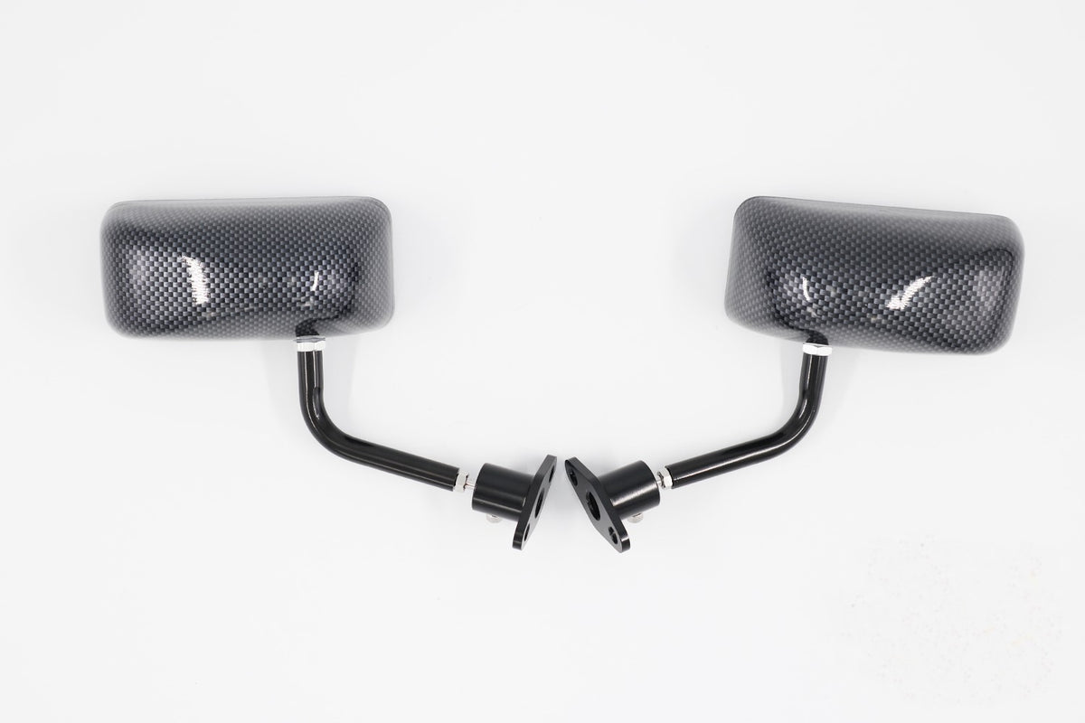 Lightweight race mirrors - Carbon look – Classic Car Accessories