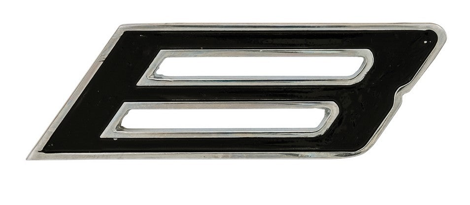 Metal B badge