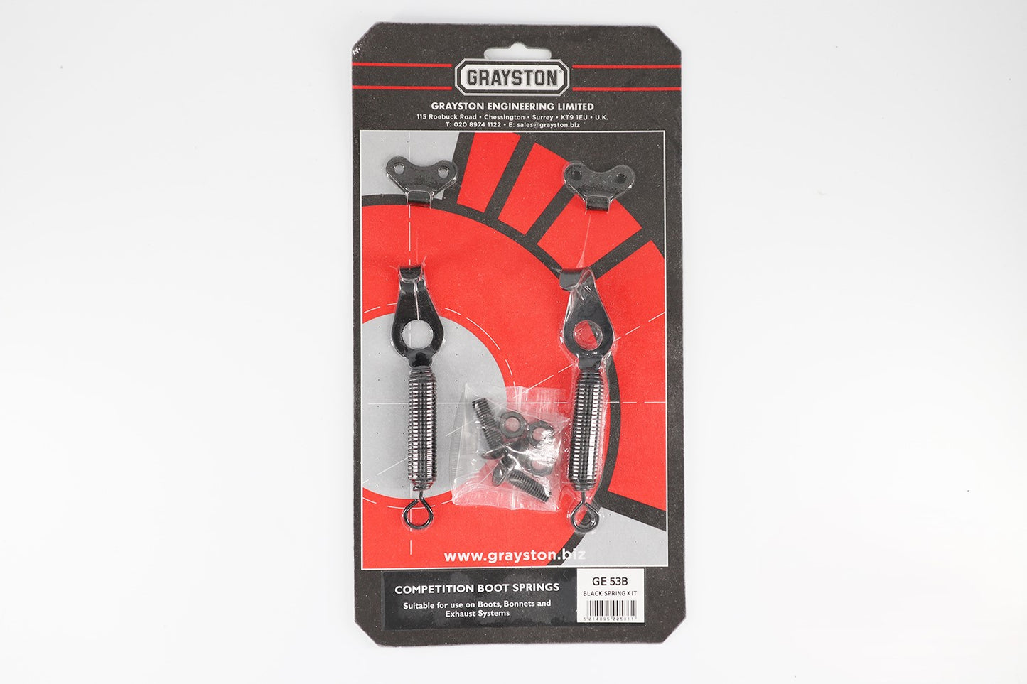 Bonnet Spring Hooks
