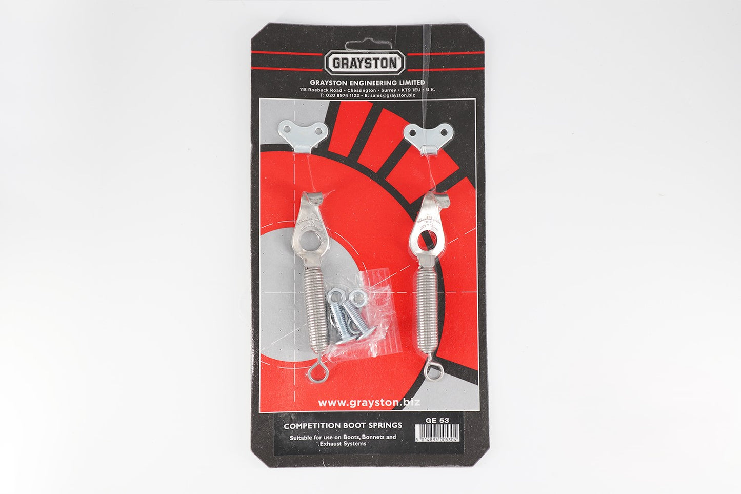 Bonnet Spring Hooks