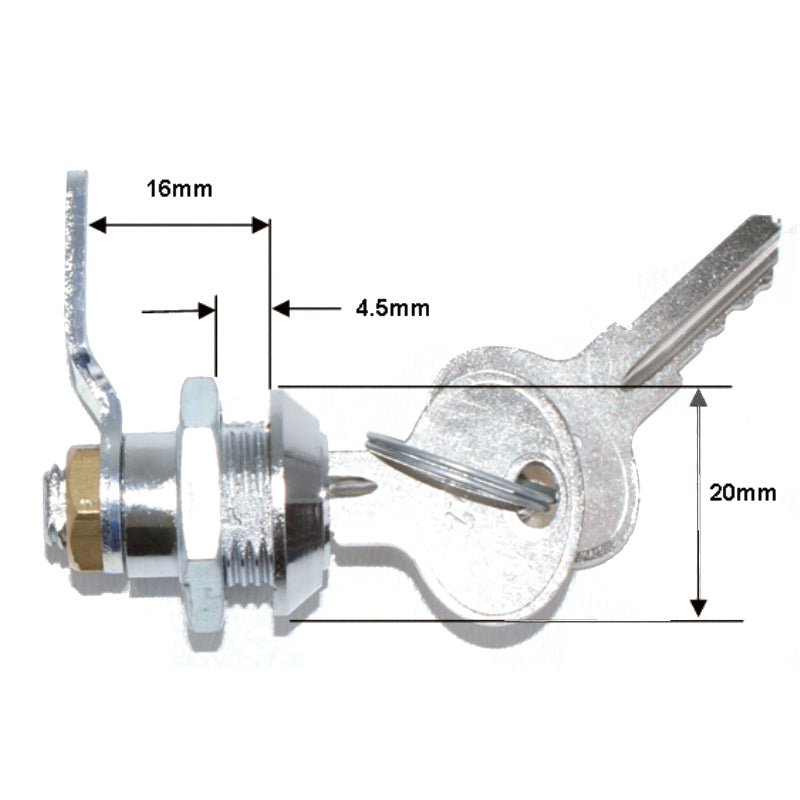 Chốt hộp găng tay Chrome