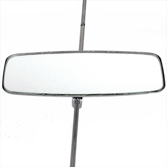 Stainless Steel Rod-Mounted Sliding Clamp Mirror