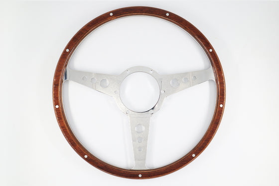Mountney Traditional Woodrim Wheel, Flat with Holes