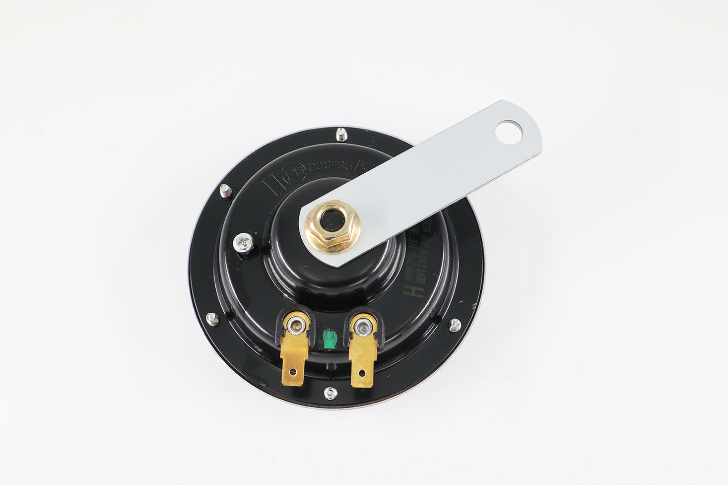 6V Chrome Horn with Slotted Grille - 105mm
