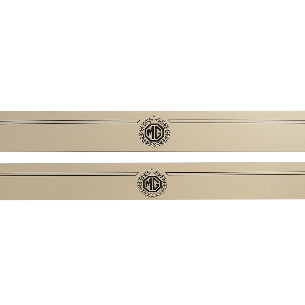 Tấm gai cạnh bệ cửa MGB - Logo MG - Thép không gỉ