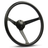 Steering Wheel Poly 15" Classic Deep Dish - Black Alloy