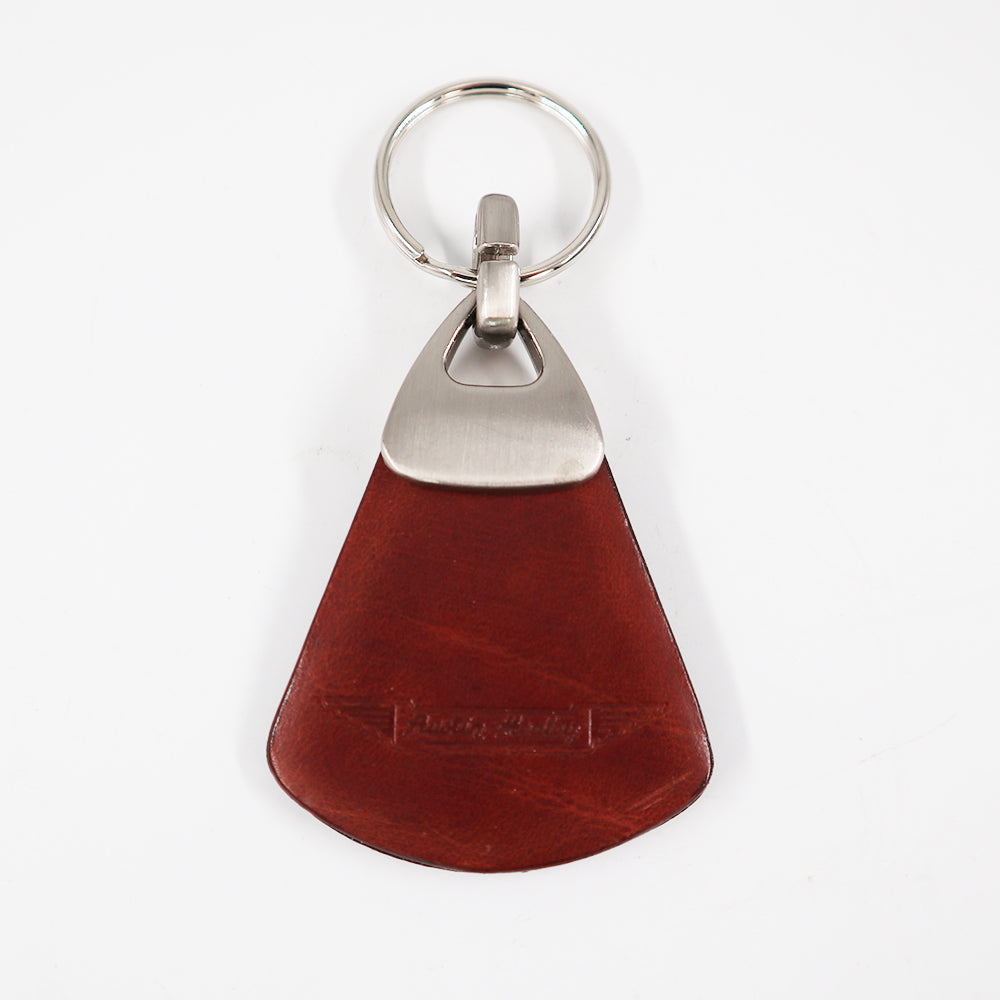 Austin Healey Brown Leather Key Ring