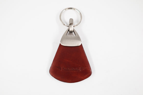 Austin Healey Brown Leather Key Ring