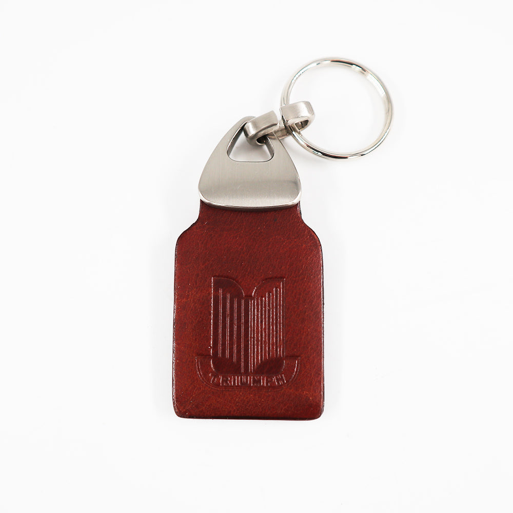 Triumph Brown Leather Key Ring