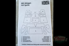  Black Carpet Set - MG Midget / AH Sprite '66-80