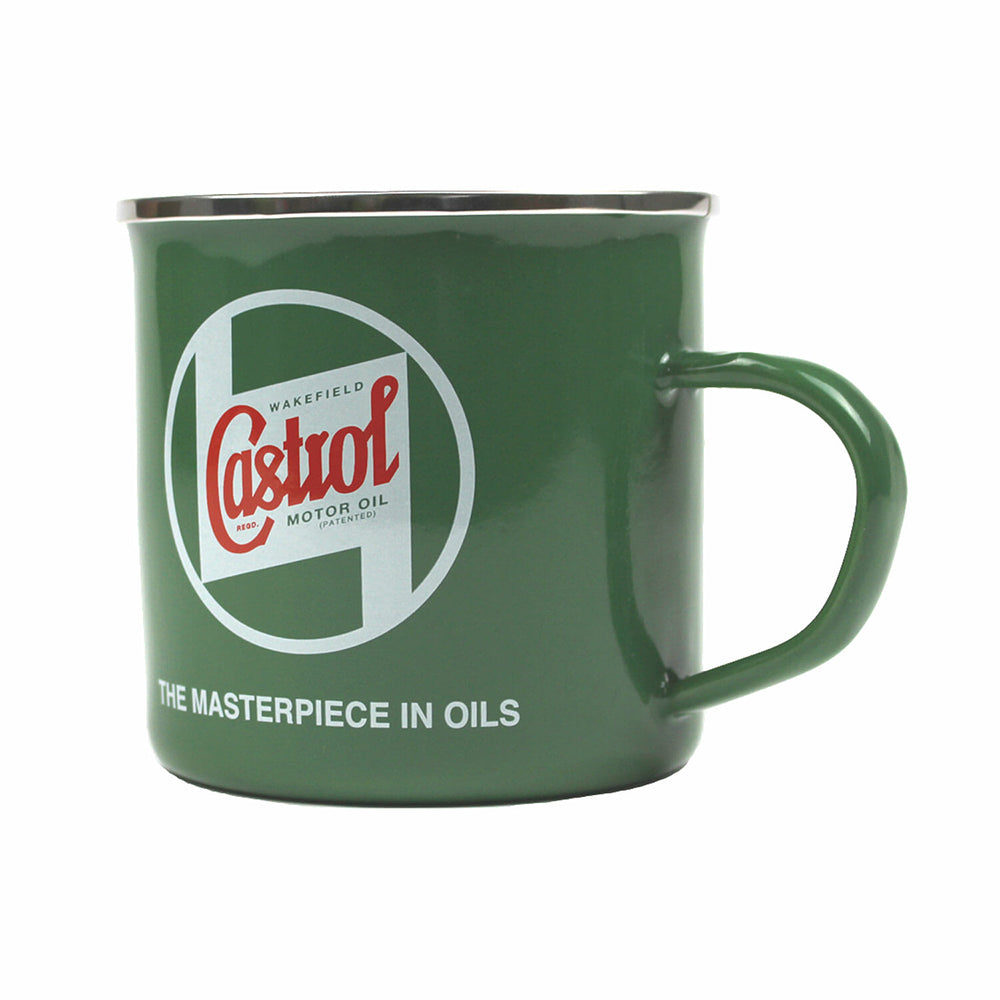 Castrol Classic Enamelled Tin Mug