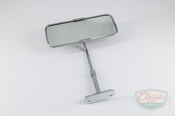 Interior mirror with adjustable arm