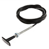 T-Handle Pull Cable - Black Handle - 3m