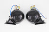 Lucas Style Large Classic Wind Horn - High/Low Pair - Black