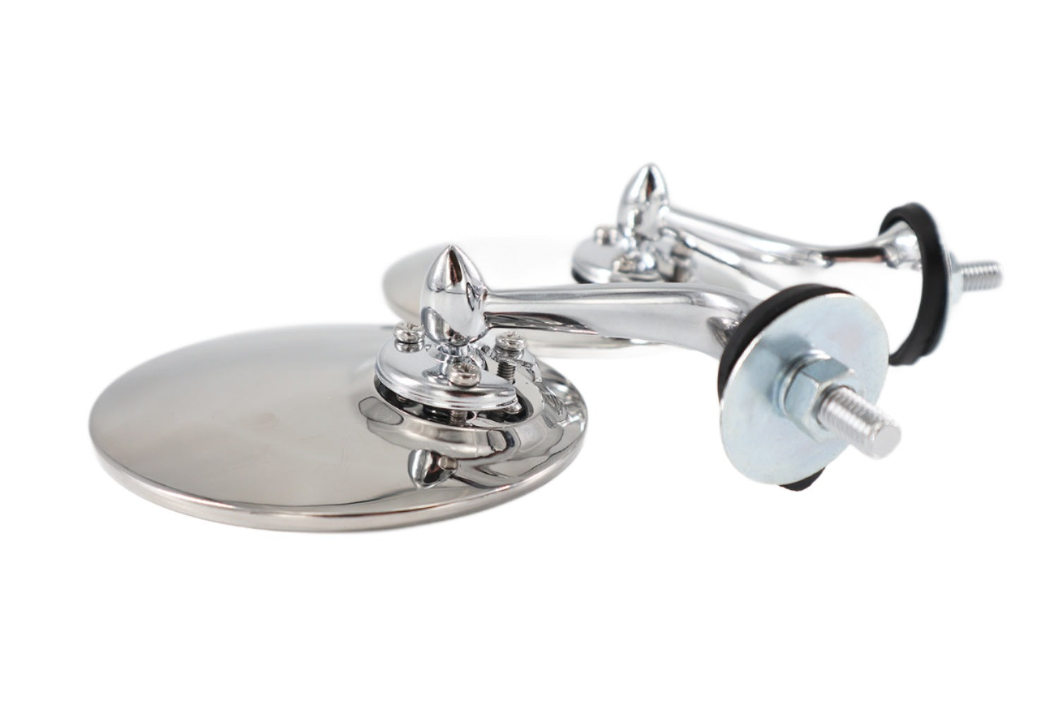 Classic Lucas style chrome mirrors - Tex – Classic Car Accessories