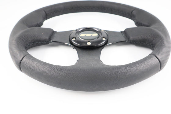 320mm Leather Steering Wheel - Black Centre - M Range