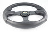 340mm Leather Steering Wheel - Black Centre - M Range