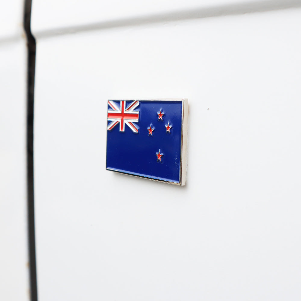 
                  
                    New Zealand Enamel Badges - Pair
                  
                