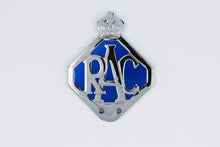  RAC Badge, Original Blue Background