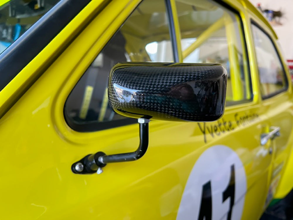 Lightweight race mirrors - Carbon look