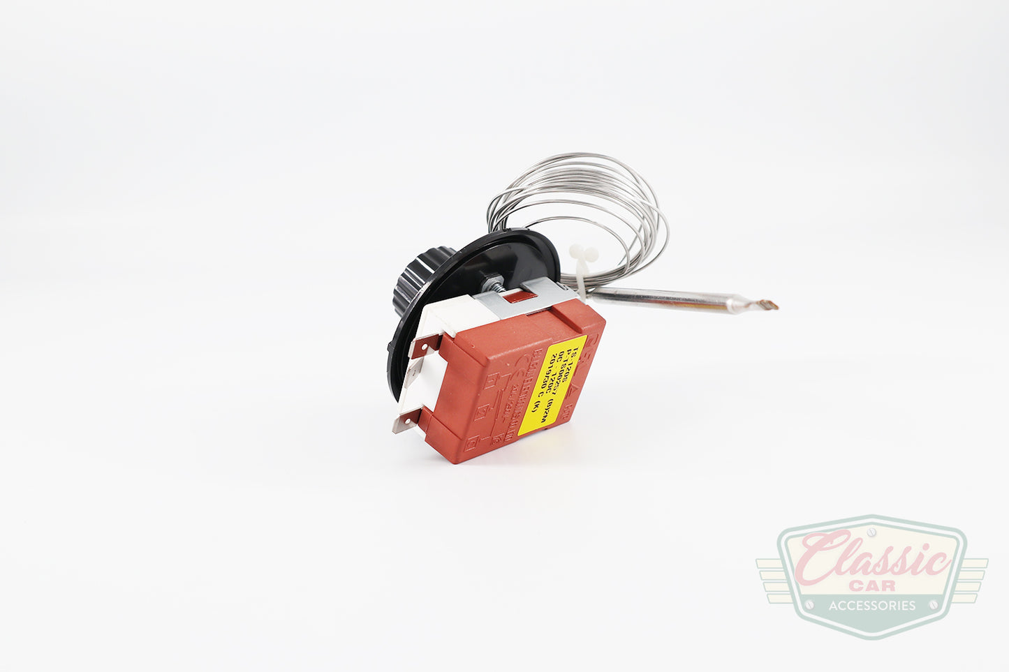 Radiator fan thermostatic control switch