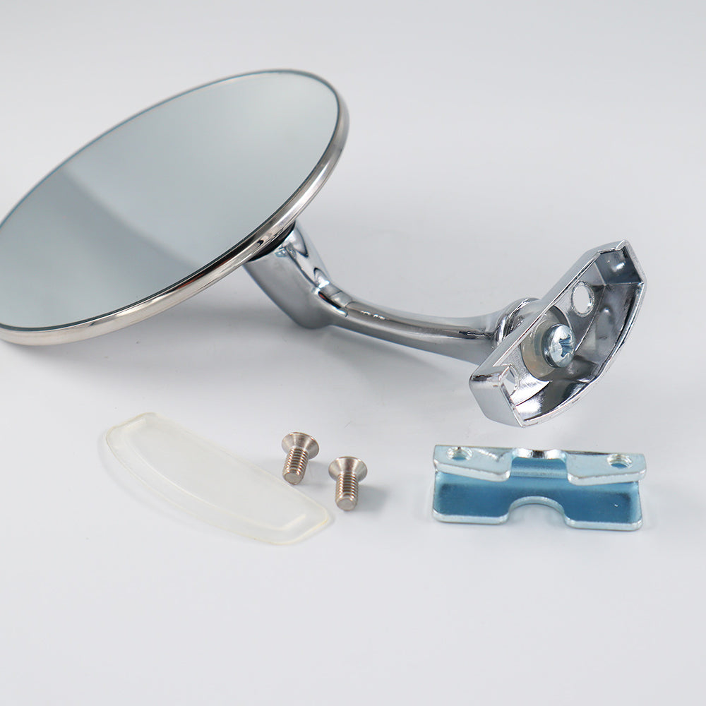 
                  
                    Chrome Quarterlight Mirror - Round Head
                  
                