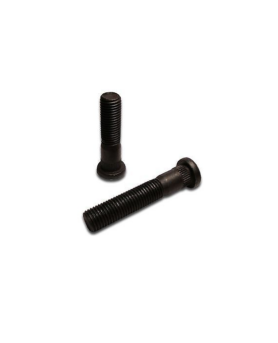 12-Pack Grayston 63mm Wheel Studs – 12x1.5mm Thread With 14.3mm Spline – SS39