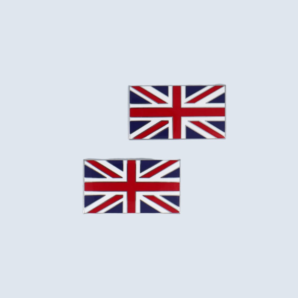 Union Jack badges